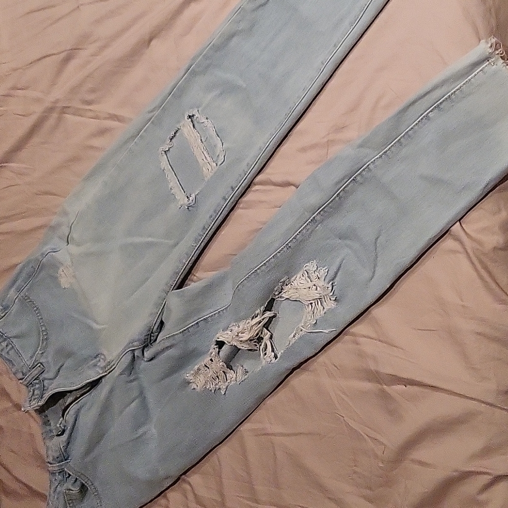 M Shein Light Blue Jeans